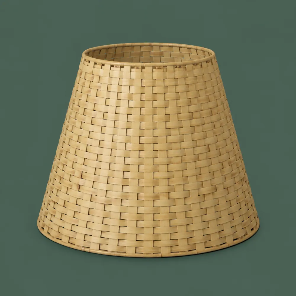Cone Shade 320, piece ON-C-03, woven in Bamboo, photographed as it is.